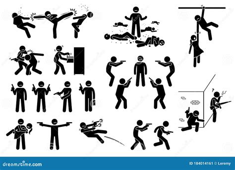 Stickman Poses Illustrations & Vectors